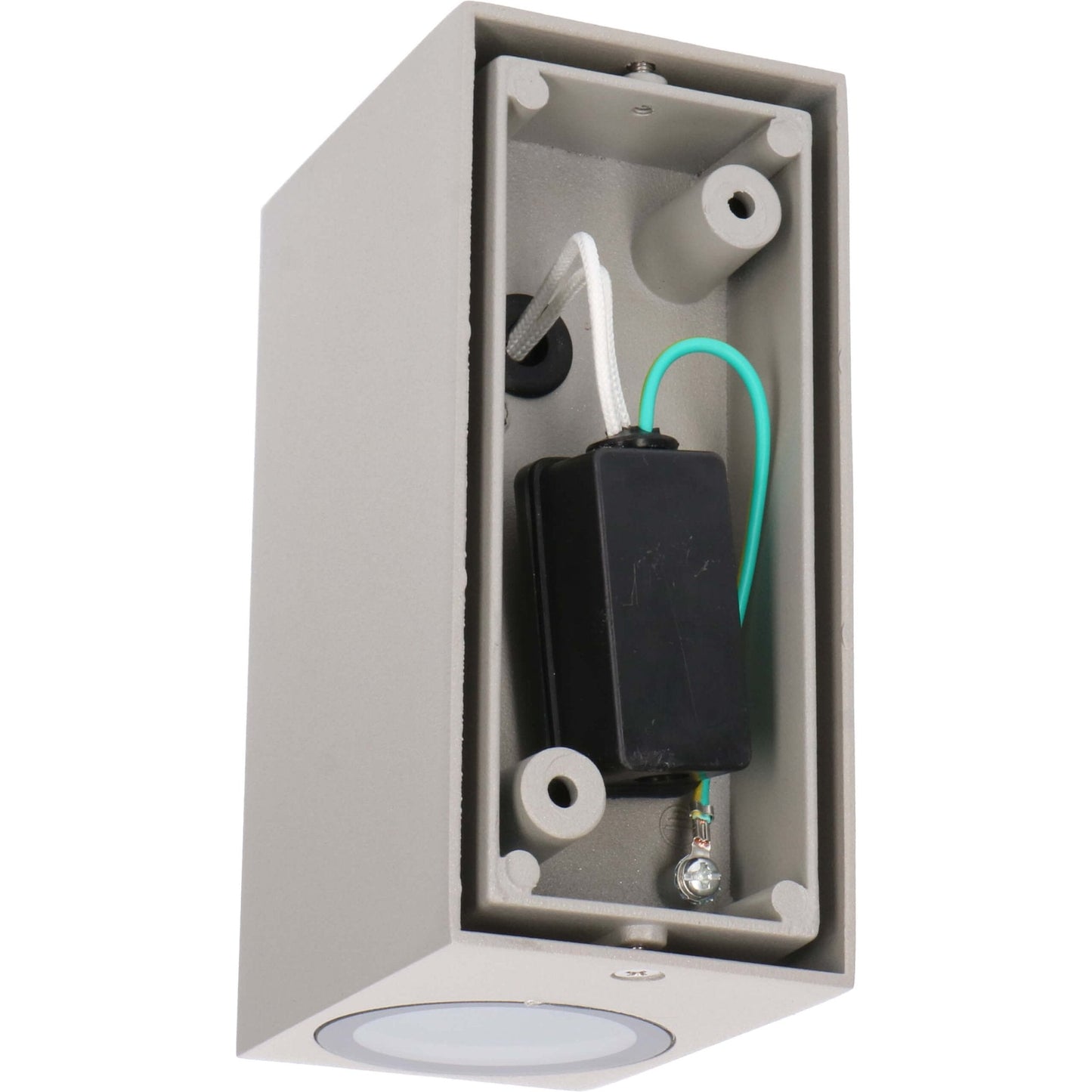 Comnox - Milaan Wandlamp - Dubbel Licht - Grijs Aluminium