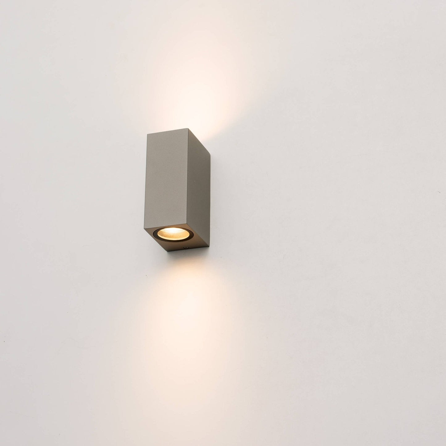 LED's Light LED Buitenlamp met GU10 fitting - Rechthoek - IP44 - Grijs - Model Milaan