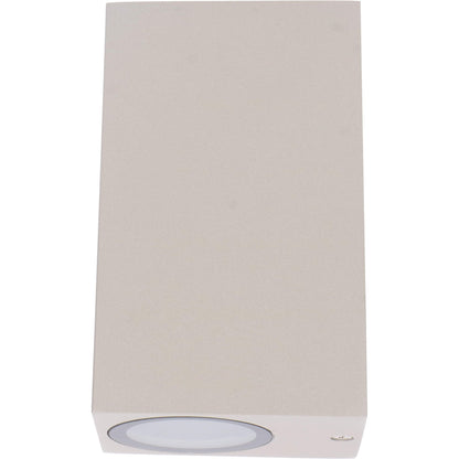 LED's Light LED Buitenlamp met GU10 fitting - Rechthoek - IP44 - Grijs - Model Milaan