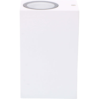 Comnox - NØRD Milaan Up&Down Wandlamp - Duurzame Buitenverlichting - Wit Aluminium