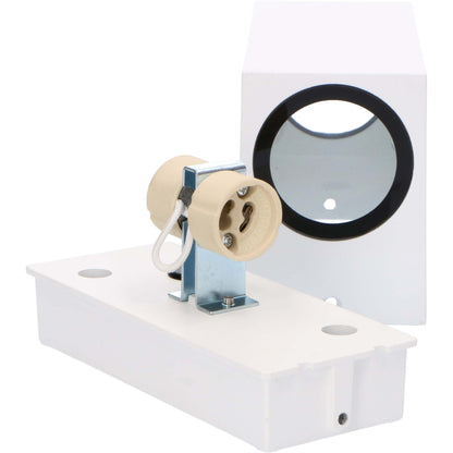 NØRD Up&Down - LED's Light LED Buitenlamp met GU10 fitting - Rechthoek - IP44 - Wit - Model Milaan