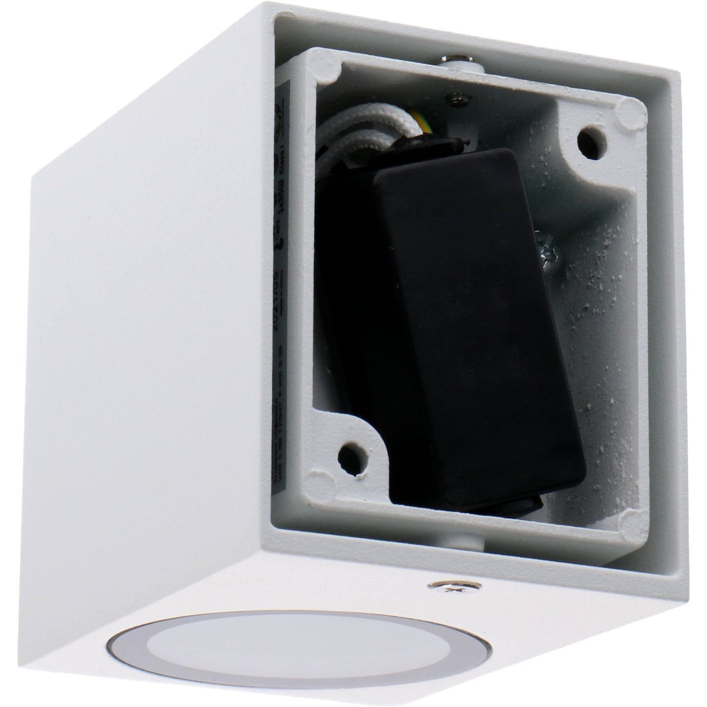 Comnox - NØRD Down - LED Wandlamp Buiten met GU10 fitting - Weerbestendig IP44 - Duurzaam aluminium - buitenverlichting - wit