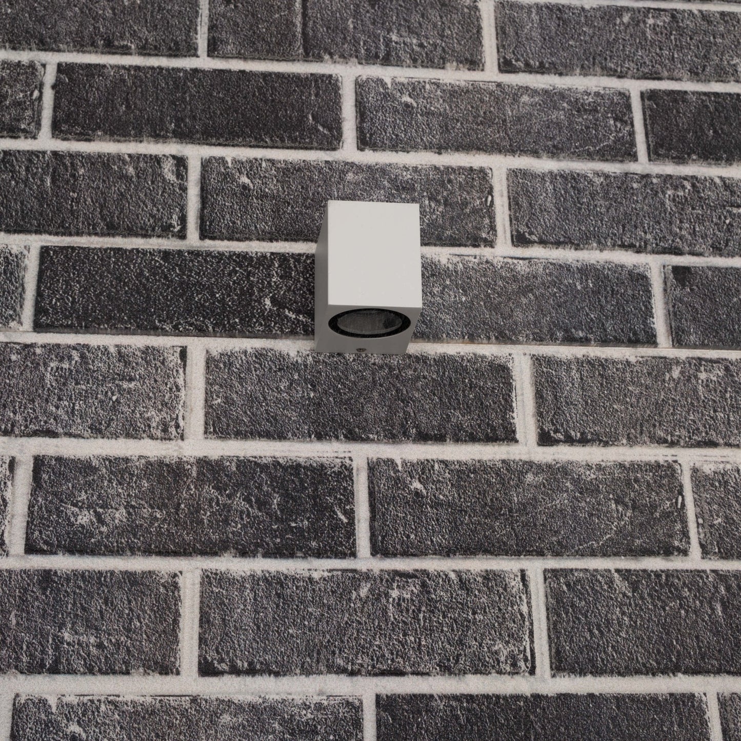 NØRD Down - LED's Light LED Wandlamp Buiten met GU10 fitting - Vierkant - IP44 - Wit - Model Rome