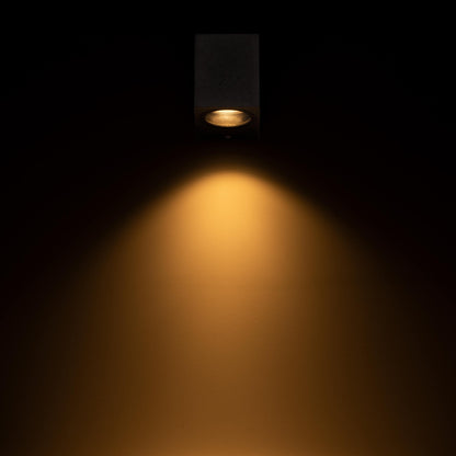 NØRD Down - LED's Light LED Wandlamp Buiten met GU10 fitting - Vierkant - IP44 - Zwart - Model Rome