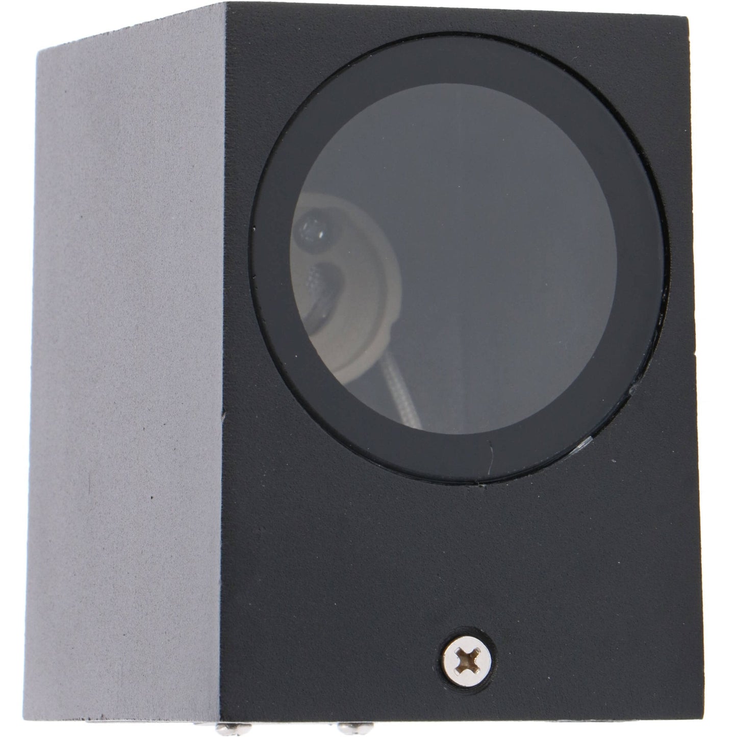 NØRD Down - LED's Light LED Wandlamp Buiten met GU10 fitting - Vierkant - IP44 - Zwart - Model Rome