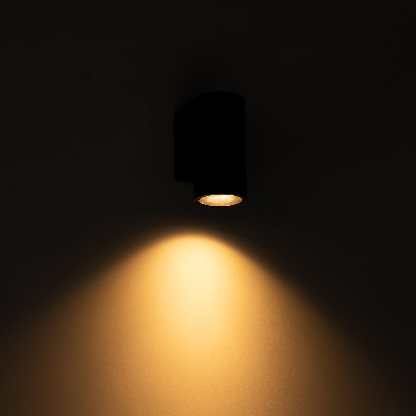 LED's Light Muurlamp voor buiten - GU10 fitting - IP44 waterbestendig - Antraciet - Model Carpi