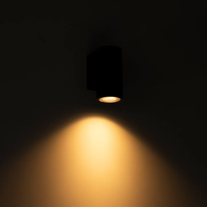 Comnox - LED's Light - Buiten muurlamp met GU10 fitting - Comfortabele buitenverlichting - Waterbestendig IP44 - Antraciet