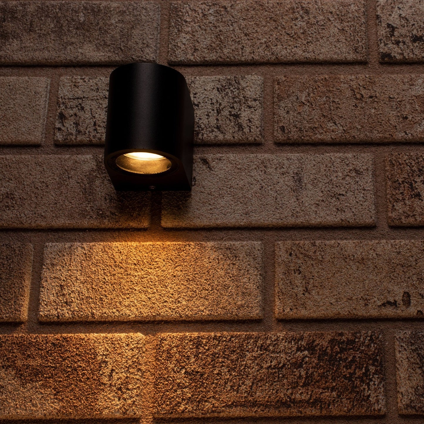 LED's Light LED Wandlamp buiten met GU10 fitting - Rond - Model San Marino - IP44 - Zwart