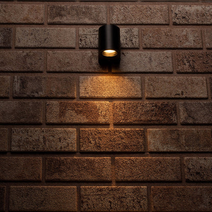 Comnox - San Marino - Buitenwandlamp - Weerbestendig - Comfortabel verlichtingsoplossing - GU10 fitting - IP44 - zwart