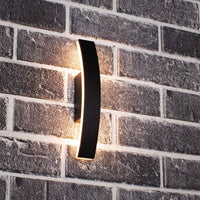 Comnox - Todi LED Wandlamp - Warm wit licht rondom - Antraciet