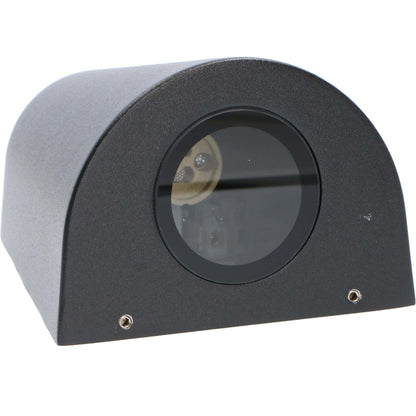 LED's Light LED Wandlamp Buiten - Vaas met 2 lichtpunten - Model Como - IP44 - Antraciet