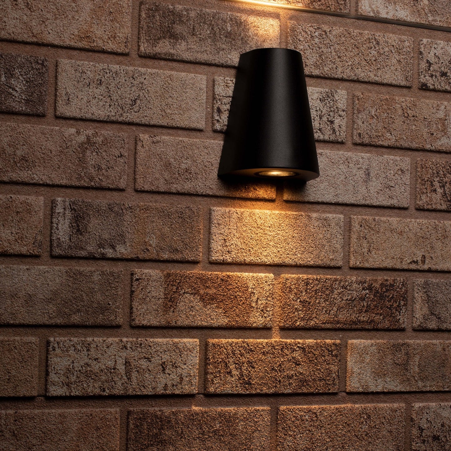 LED's Light LED Wandlamp Buiten - Vaas met 2 lichtpunten - Model Como - IP44 - Antraciet