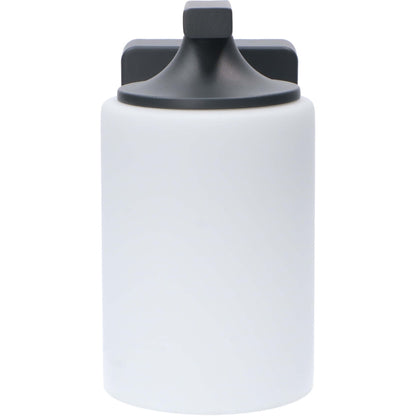 LED's Light LED Wandlamp Milky met E27 fitting - IP44 - Model Noto - Antraciet