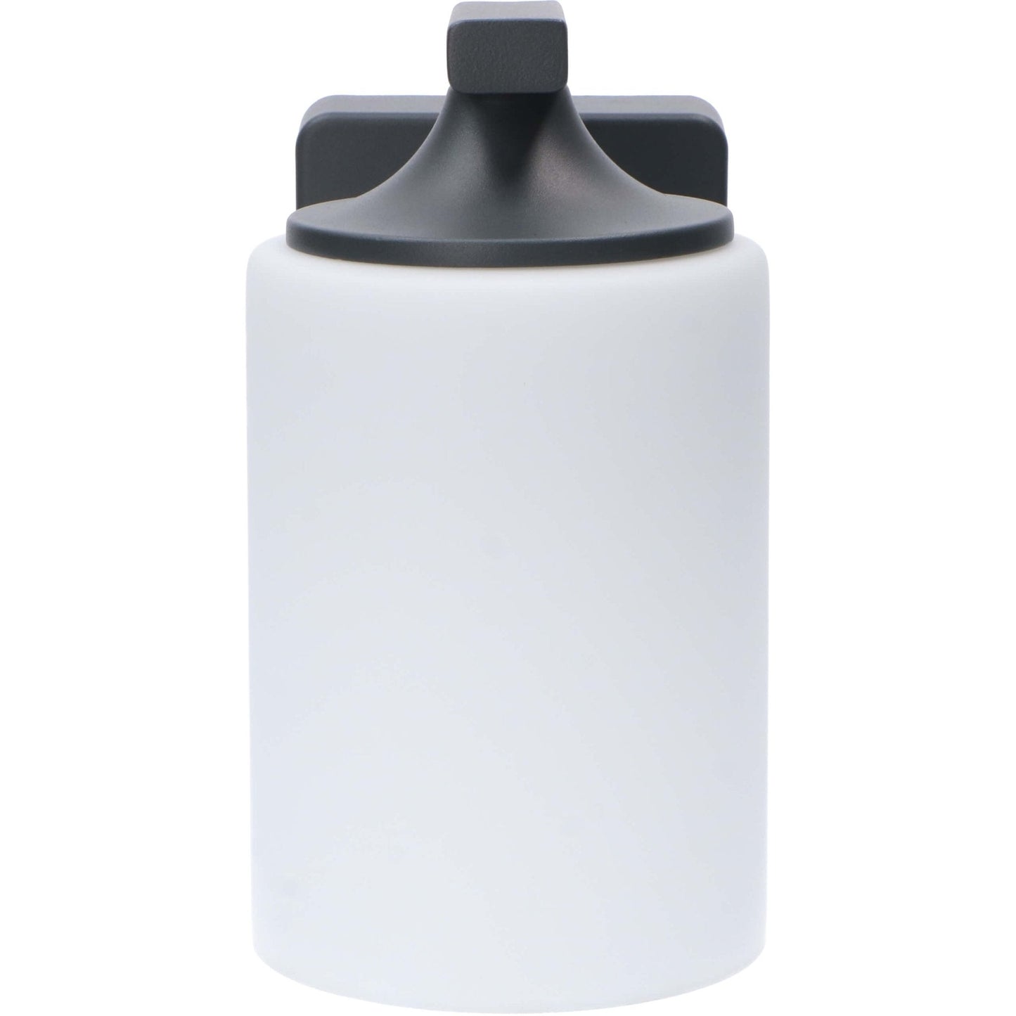 Comnox - LED Wandlamp Milky Noto Antraciet - Gelijkmatige verlichting - Verlaagd verblinding - E27 fitting - IP44 - buitenwandlamp