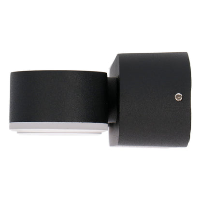 Comnox - LED's Light Rieti - Dubbele buitenlamp - Warm wit licht - 10 jaar duurzame lamp - 12W - 570 lm - IP44 - zwart