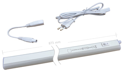 Comnox - LEDbar 230V AC | 10W=100W | Warmwit 3000K | 873mm | Comfortverlichting voor de keuken, kast en werkplaats