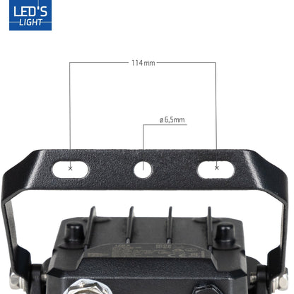 Zwarte LED buitenverlichting met bewegingssensor, voor tuin of terras. Geïntegreerde sensor detecteert beweging en activeert automatisch de verlichting.
