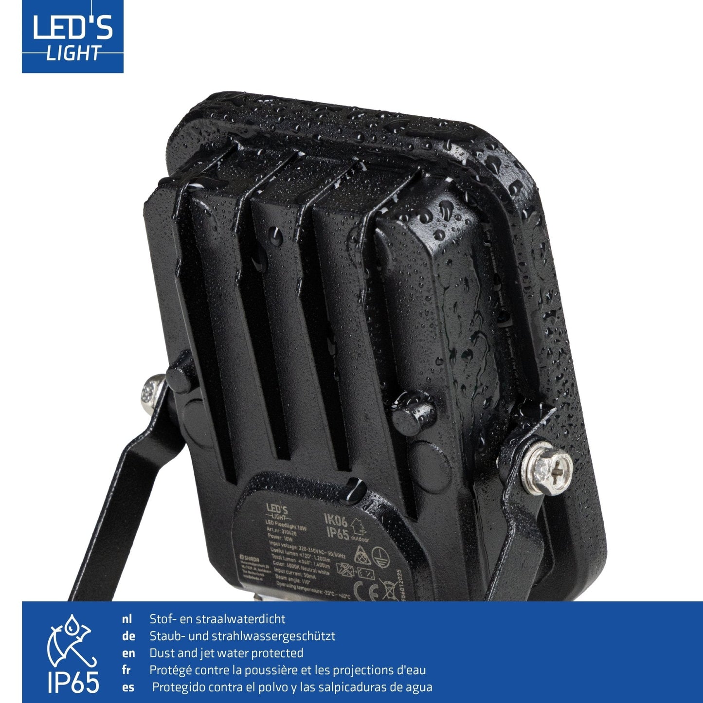 LED's Light Buitenlamp schijnwerper 1400 - voor binnen en buiten - 10W