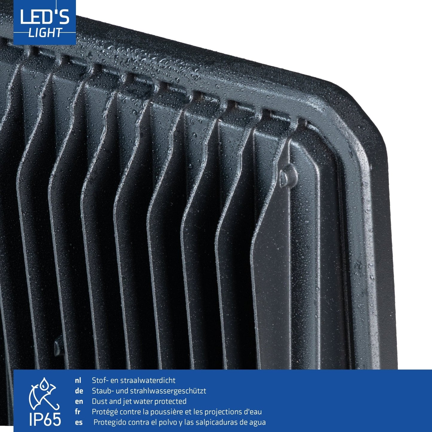 Comnox - LED's Light Buitenlamp Schijnwerper 28000 - Extreem krachtig licht - Energiezuinig verlichtingsoplossing - 28.000 lumen - 200 watt - zwart