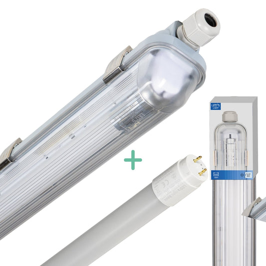 Comnox - LED's Light Complete LED TL armatuur - Waterbestendig IP65 - 120 cm