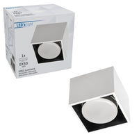 Comnox - LED's Light Cube - Richtbare verlichting voor accenten - Wit Staal