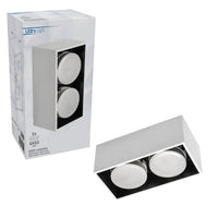Comnox - LED's Light Cube - Modern en verstelbaar licht - Wit Staal