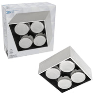 Comnox - LED's Light Cube - Modern en verstelbaar licht - Witte plafondlamp 20x20 cm