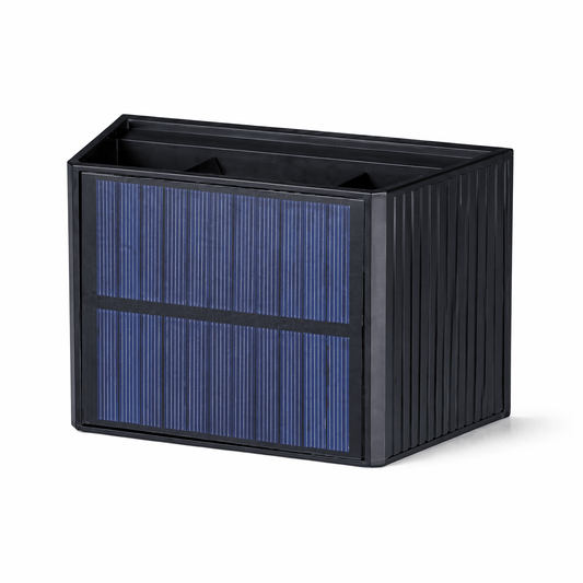 Comnox - LED's Light Solar Buitenlamp - Draadloos Lichteffect - Zwart