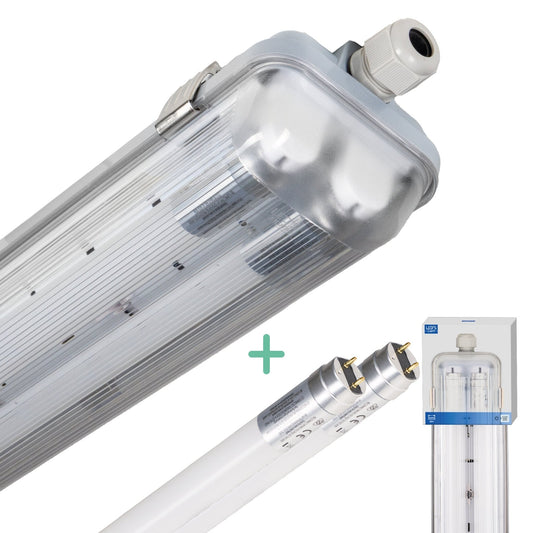 Comnox LED's Light Dubbele LED TL armatuur - Robuust & Waterbestendig - 60 cm