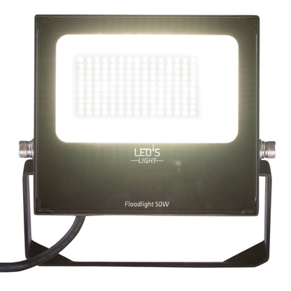 Comnox - LED's Light Floodlight 8000 - Krachtige buitenverlichting - Waterdicht & Kantelbaar - 50W - Lumen, Montage, Veiligheid