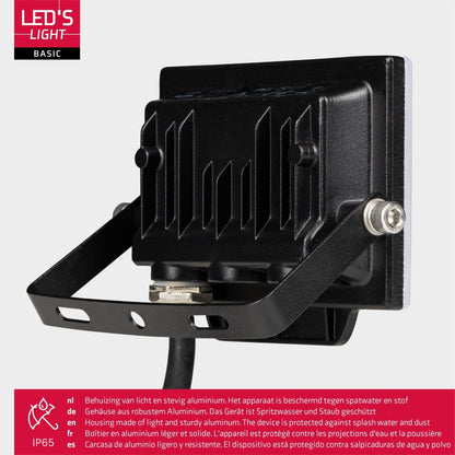 LED's Light Floodlight 900 met beugel - Universeel voor binnen en buiten - 10W