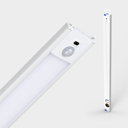 LED's Light Kastverlichting met sensor 60 cm - Oplaadbaar en draadloos - zwaai- en bewegingssensor - wit