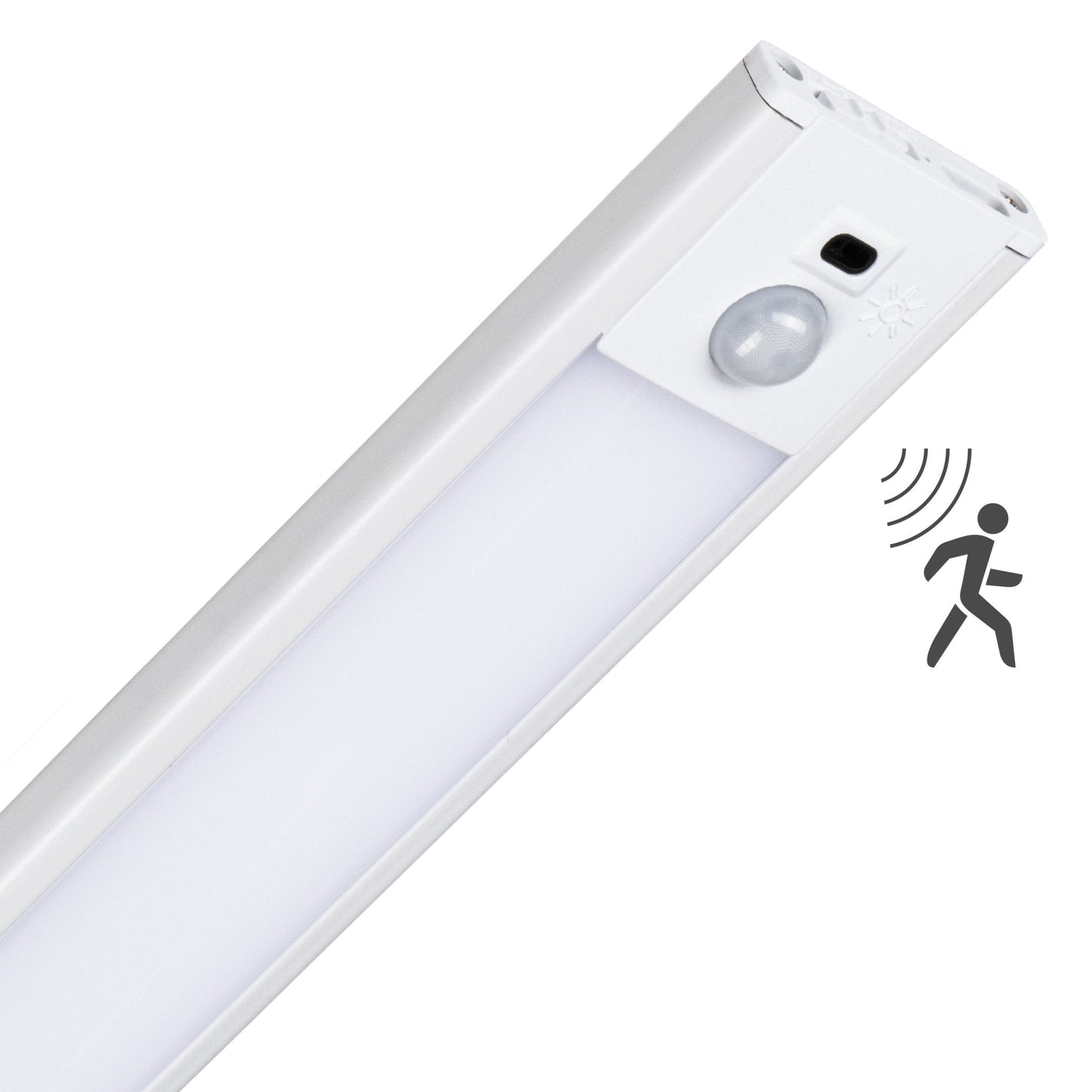 LED's Light Kastverlichting met sensor 60 cm - Oplaadbaar en draadloos - zwaai- en bewegingssensor - wit