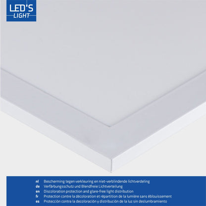 Comnox - LED's Light LED Paneel - Gelijkmatige verlichting - 595x595mm Neutraal Wit