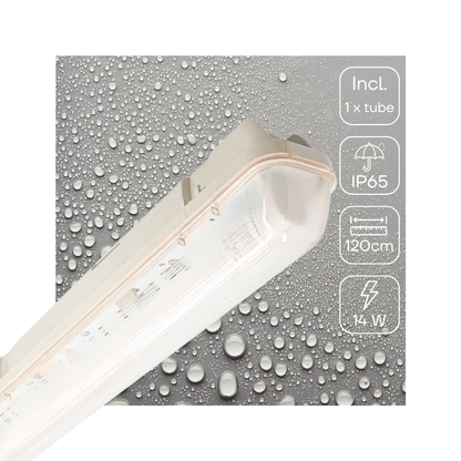 Comnox - LED TL armatuur met sensor - Waterdicht IP65 - 120 cm