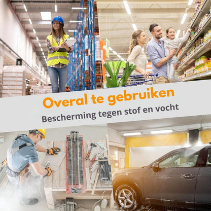 Comnox - LED TL lamp 120 cm - Direct helder licht voor lange ruimtes - Koppelbaar tot 10 lampen - Waterdicht IP65 - 36W 4320lm 4000K