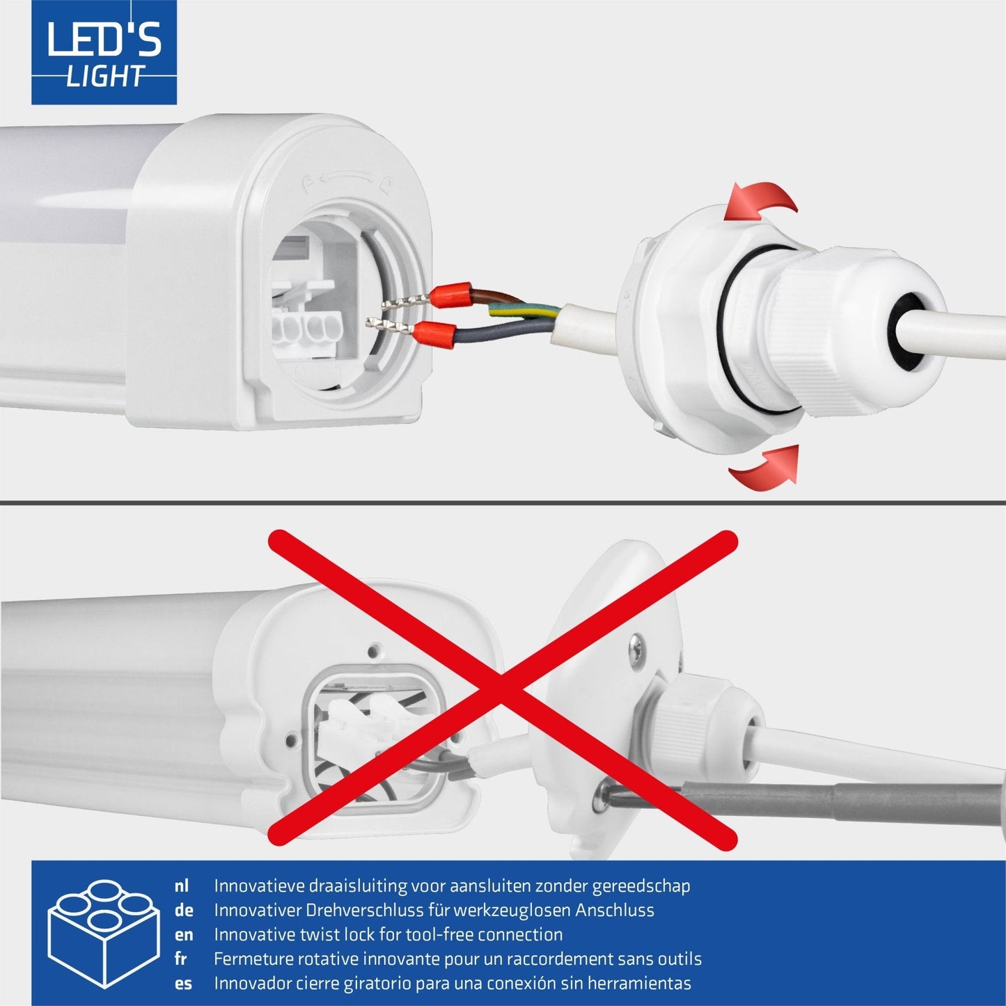 Comnox - LED TL verlichting 120 cm - Direct helder licht - Veiligheid en comfort - 36 watt - 4320 lumen - duurzaam ontwerp