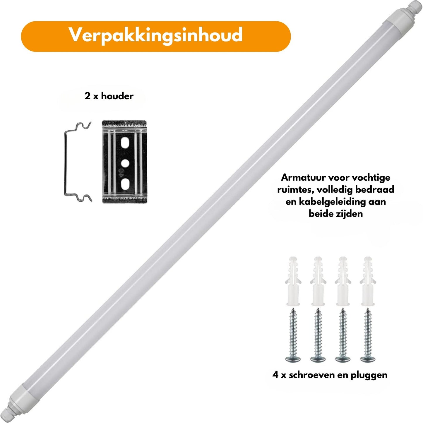 Comnox - LED TL verlichting 120 cm - Direct helder licht - Veiligheid en comfort - 36 watt - 4320 lumen - duurzaam ontwerp
