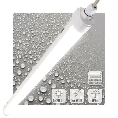 LED's Light LED TL lamp compleet 120 cm - Koppelbaar tot 10 lampen - Waterdicht - IP65