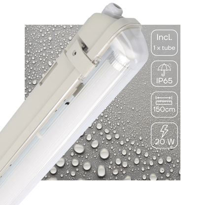 LED's Light LED TL lamp met sensor 150 cm - Bewegingssensor en nachtsensor - Waterdicht - 3100 lm
