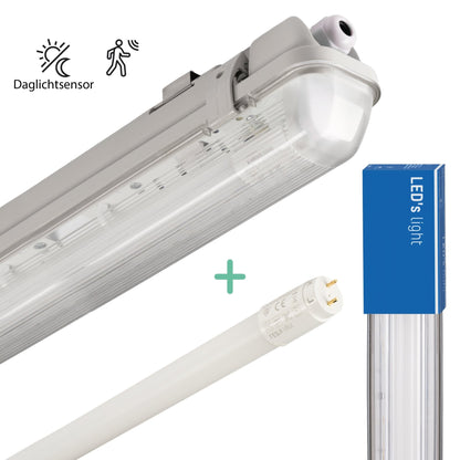Comnox - Proventa LED TL armatuur met sensor - Waterdicht en slagvast - 150 cm