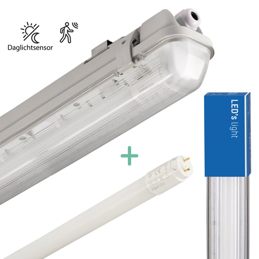 Comnox - Proventa LED TL armatuur met sensor - Waterdicht en slagvast - 150 cm