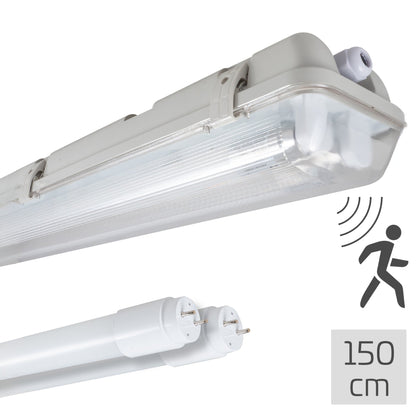 LED's Light LED TL licht balk met sensor 120 cm - Bewegingssensor en nachtsensor - Waterdicht - 4200 lm