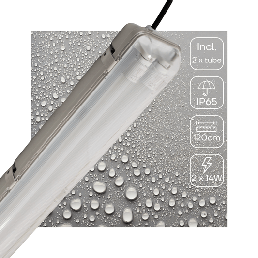 LED's Light LED TL licht balk met sensor 120 cm - Bewegingssensor en nachtsensor - Waterdicht - 4200 lm