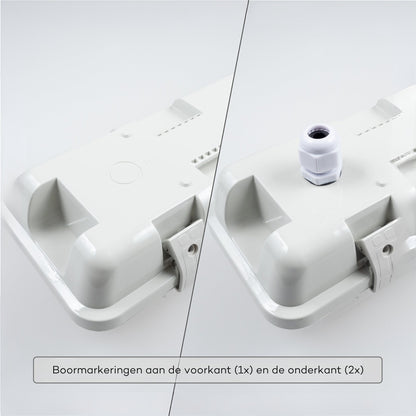 LED's Light LED TL licht balk met sensor 120 cm - Bewegingssensor en nachtsensor - Waterdicht - 4200 lm