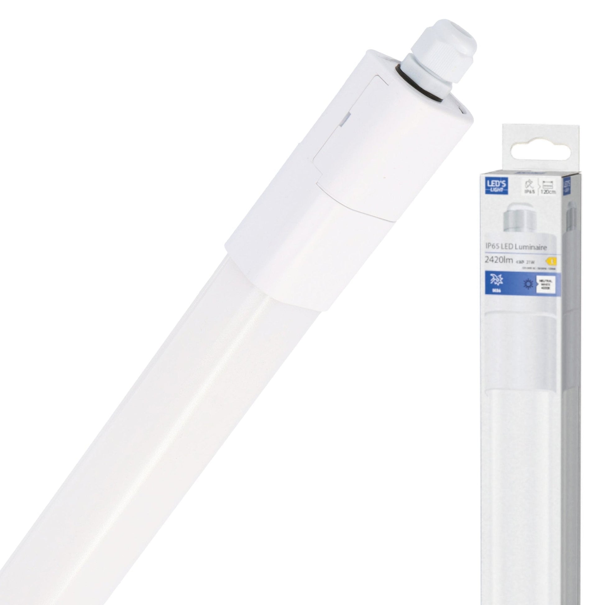 LED-verlichtingsstrip met vier lampen eenvoudige montage