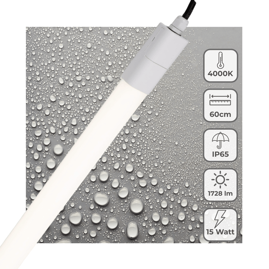 LED's Light LED TL verlichting compleet 60 cm - Geschikt voor buiten en binnen - 1725 lm