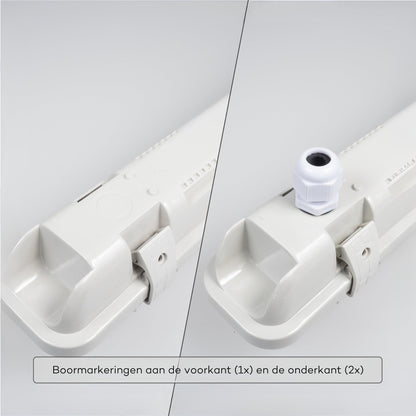 Comnox LED TL armatuur met buis - Aanpasbare lichtkleur - 120 cm