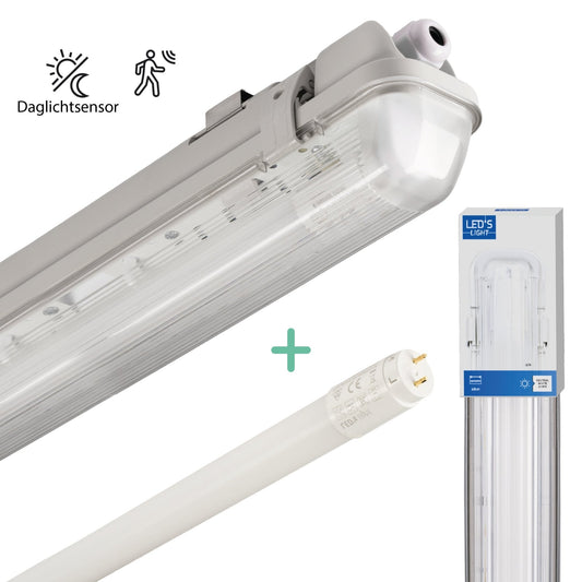 LED's Light LED TL verlichting met sensor 60 cm - Bewegingssensor en nachtsensor - Waterdicht - 1100 lm