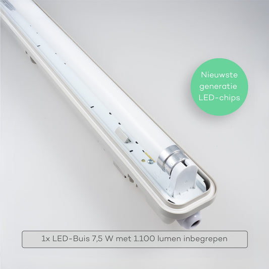 LED's Light LED TL verlichting met sensor 60 cm - Bewegingssensor en nachtsensor - Waterdicht - 1100 lm